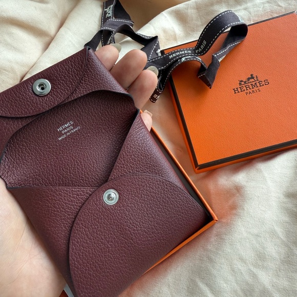 Hermes Bastia Coin Purse Rouge H - Picture 4 of 7